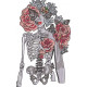  Floral Skeleton 
