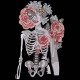  Floral Skeleton 