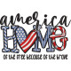 America Home Word Art 